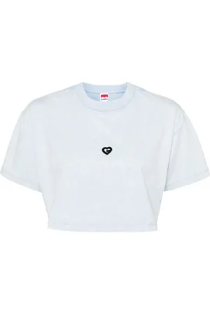 Ground Zero Cropped T-shirt med logo-applikation