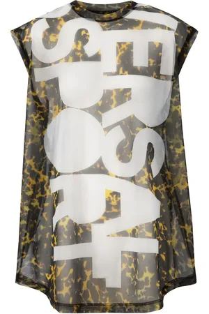 Burberry Top uden ærmer med slogan
