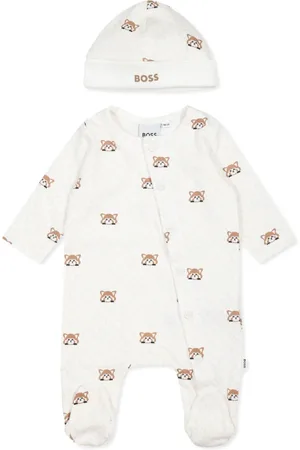 HUGO BOSS Pyjamassæt med dyretryk
