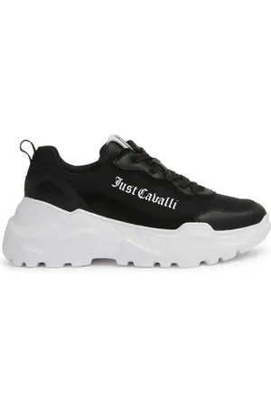 Roberto Cavalli Sneakers med logotryk og paneler
