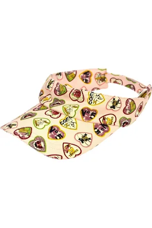 CHANEL 1990-2000 Valentine hat med skygge