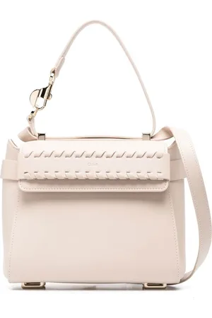 Chloé Tote i læder med præget logo