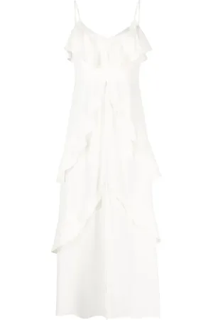 Twin-Set Lang stribet slip-kjole