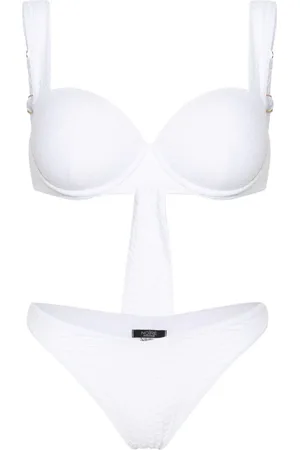 Noire Swimwear Nikki bikinisæt med slangeskinds-effekt
