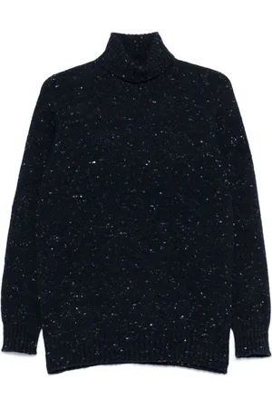 DRUMOHR Sweater i spættet strik