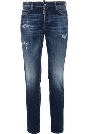 Dsquared2 Skinny-jeans med slitageeffekt