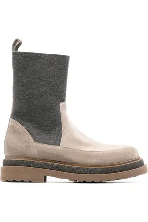 Brunello Cucinelli Chelsea ruskindsstøvler