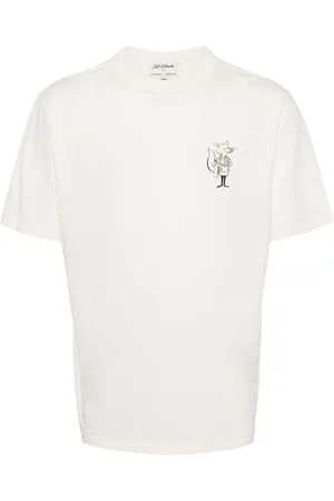Café Kitsuné T-shirt med rævetryk