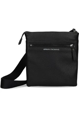 Armani Exchange Messenger-taske i imiteret læder