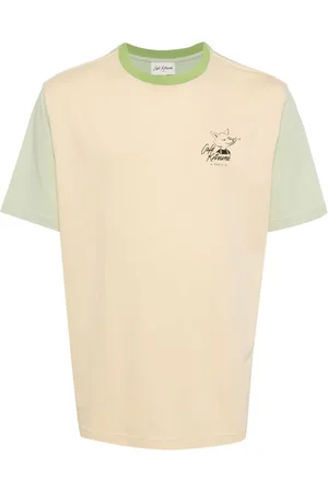 Café Kitsuné T-shirt med colourblocking