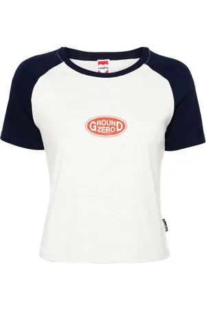 Ground Zero Cropped T-shirt med logotryk