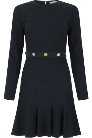 Alexander McQueen Ribstrikket kort kjole