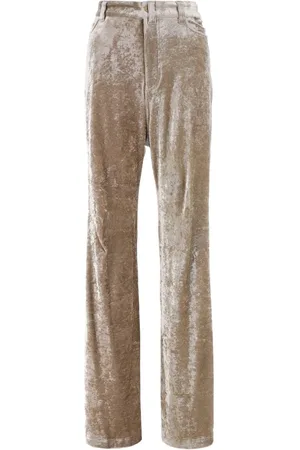 Balenciaga Bukser i velour med brede ben