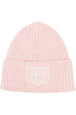 Chiara Ferragni Ribbet hue med Eyelike-broderi