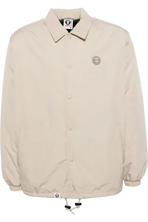 A Bathing Ape Skjortejakke med logomærke