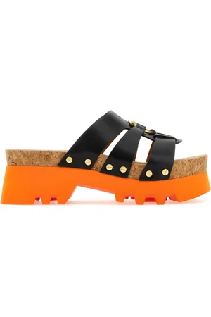 Chloé 70 mm Owena mules med plateausål