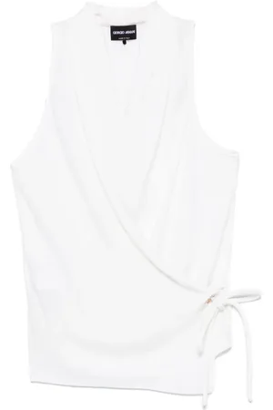 Giorgio Armani Slå om-bluse