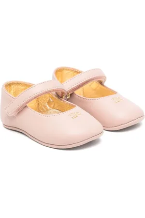 Elisabetta Franchi Ballerinaer med logo-broderi