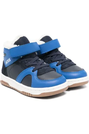 HUGO BOSS Sneakers med imiteret pelskant