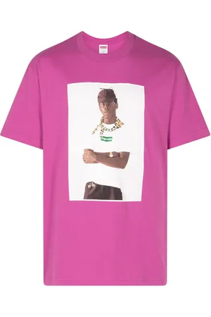 Supreme X Tyler The Creator T-shirt med fototryk