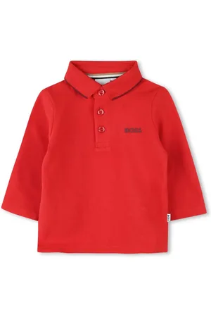 HUGO BOSS Polo med broderet logo