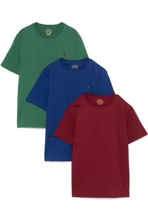 Ralph Lauren T-shirt med Polo Pony-broderi (pakke med tre)