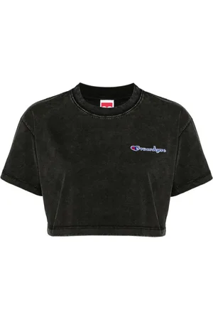 Ground Zero Cropped T-shirt med logomærke