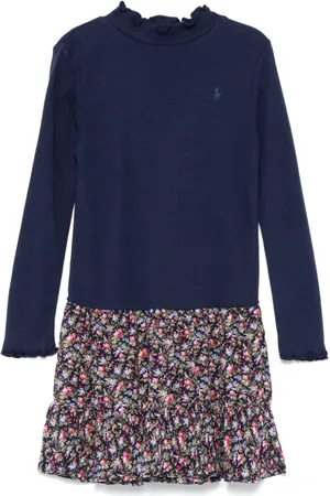 Ralph Lauren Kjole med Polo Pony-broderi