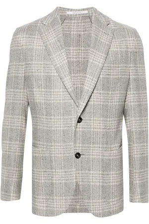 ELEVENTY Blazer med ternet mønster