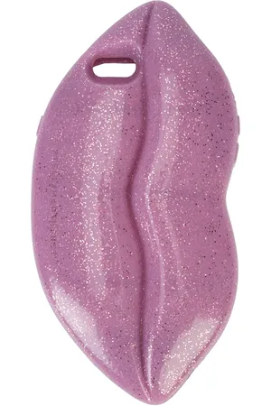 Stella McCartney IPhone-cover med læbe-tryk og glimmer