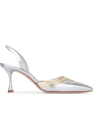 Manolo Blahnik 80 mm pumps i læder