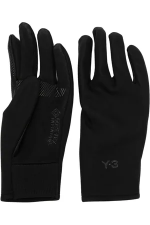Y-3 Logo-prægede anti-slip handsker