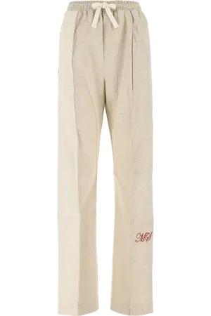 Marine Serre Joggingbukser med broderet logo