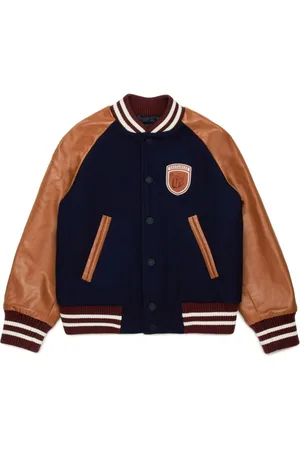 Dsquared2 Bomberjakke med logo-applikation og paneler