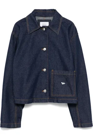 Maison Kitsuné Cropped denimjakke