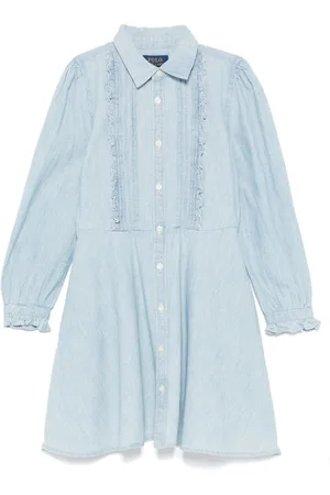 Ralph Lauren Kort chambray-kjole