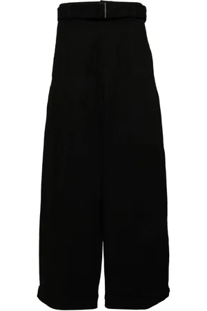 SONGZIO Curve jeans med brede ben og bælte