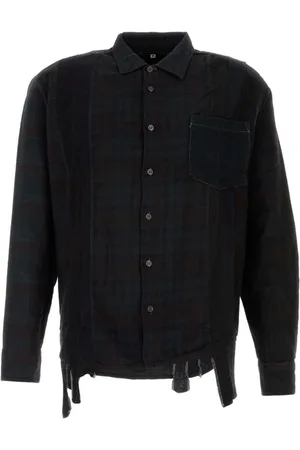 Pins & Needles Skjorte i flannel med broderi