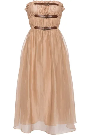 Cynthia Rowley Buckle Up silkekjole