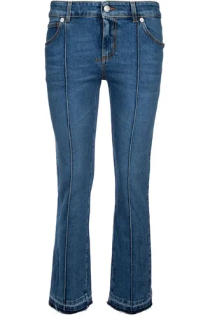Alexander McQueen Jeans med svaj og logomærke