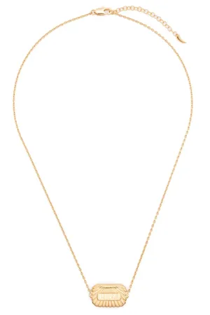 Missoma Love-engraved necklace