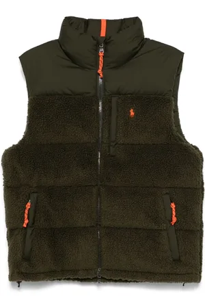 Ralph Lauren Vest i imiteret lammeskind
