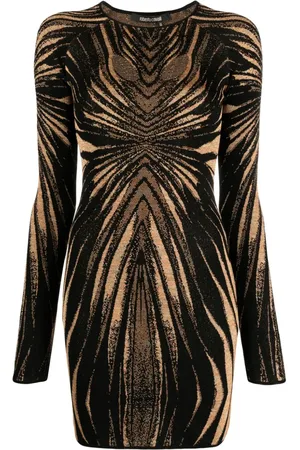 Roberto Cavalli Kort kjole i jacquard