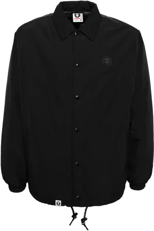 A Bathing Ape Skjortejakke med logomærke