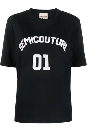 SEMICOUTURE Kortærmet T-shirt med logotryk