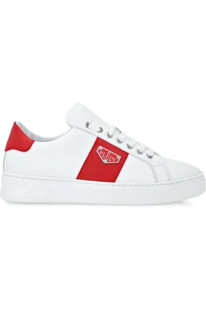 Philipp Plein Sneakers med logoplade og paneler