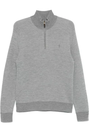 Ralph Lauren Strikket sweater med vaffel-struktur
