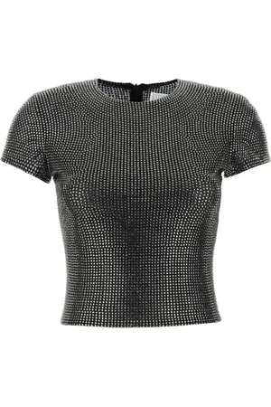 GIUSEPPE DI MORABITO T-shirt med rhinstensudmykning