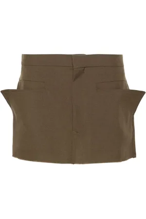 Rick Owens Kort nederdel med udskæringsdetalje