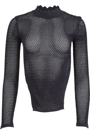 FLEUR DU MAL Langærmet T-shirt i mesh